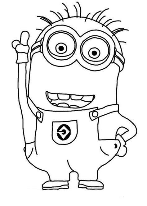 awesome jerry  minion coloring page kids play color