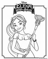 Elena Avalor Coloring Princess Pages Secret Disney Printable Para Colorir Desenhos Princesas Info Color Skylar Print Crianças Getdrawings Getcolorings Salvo sketch template