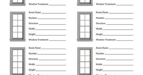replacement window measurement worksheet