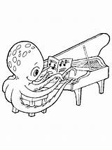 Musique Muziekinstrumenten Instruments Kleurplaten Musikinstrumente Pieuvre Inktvis Vleugel Musician Malvorlage Muziek Speelt Hugolescargot Octopus Muziekinstrument Jouer Stimmen Hugo sketch template