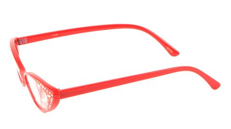 small reading rhinestone thin cat eye bulk glasses frontier fashion inc