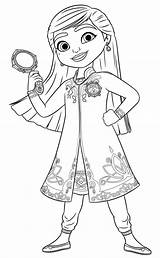 Mira Detective Royal Coloring Pages Printable Kids Funny sketch template