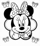 Coloring Minnie Mouse Pages Baby Comments sketch template
