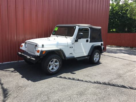 For Sale 2006 White Jeep Wrangler X 2dr Only 74k Miles For