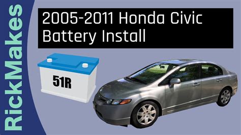 honda civic battery size