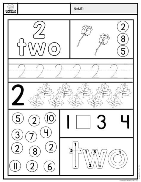 number  worksheets  toddlers