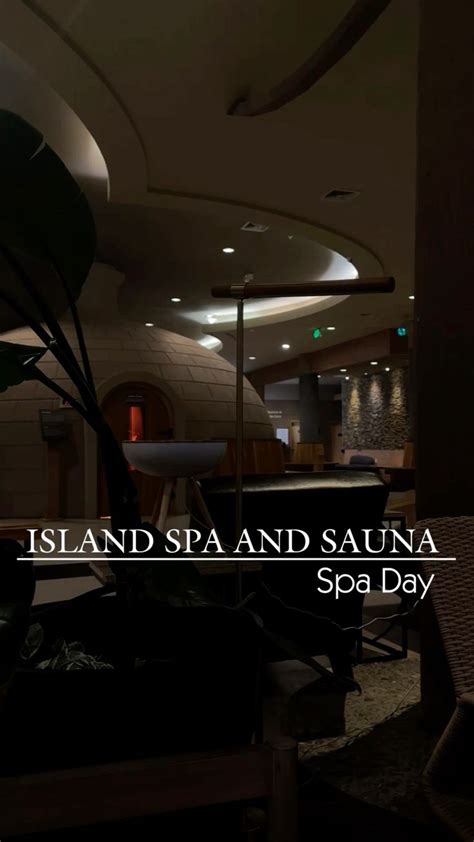 luxury spa experience  island spa  sauna
