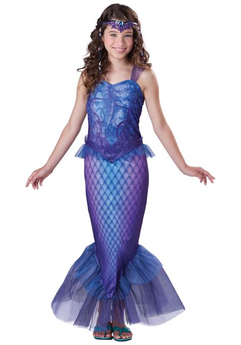 tween mysterious mermaid costume