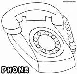 Phone Coloring Pages Colouring sketch template