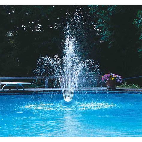 blossom triple tier floating fountain swimming pool fountains pool