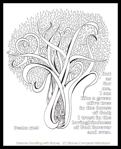 tree psalm  coloring coloring pages