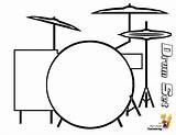 Coloring Drums Drum Musical Easy Printable Band Kits Draw Drawings Kit Instrument Printables Yescoloring Rock Boys Would Roll sketch template