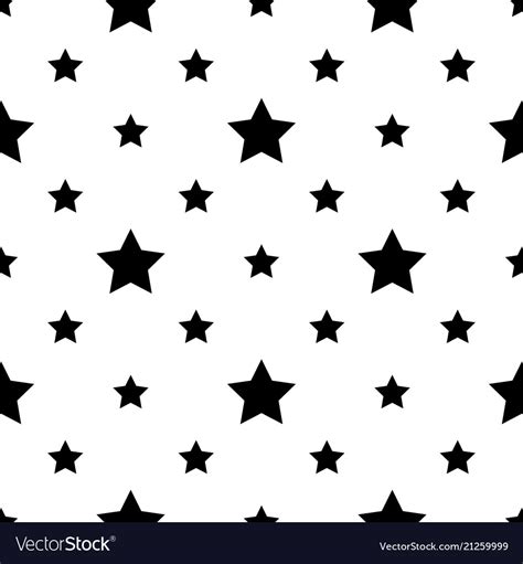 seamless stars pattern royalty  vector image