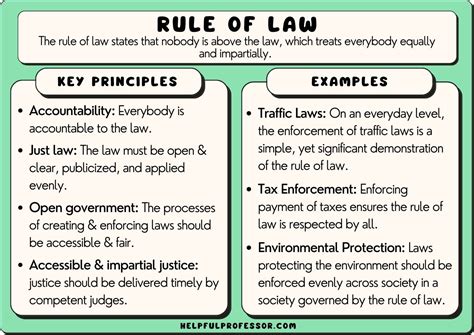 rule  law examples