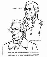 Coloring Taylor Zachary Millard Fillmore Pages Facts Patriotic President Printing Help American Presidents Raisingourkids sketch template