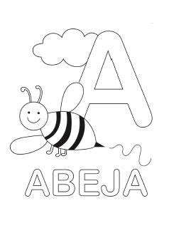 spanish alphabet coloring pages upper lowercase el abecedario en