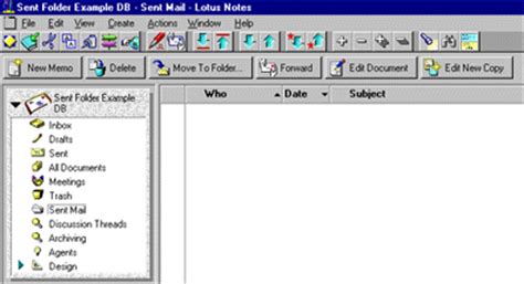 notes  support special report creating   mail folder