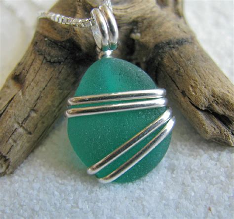 How To Make Wire Wrapped Jewellery With Sea Glass From The