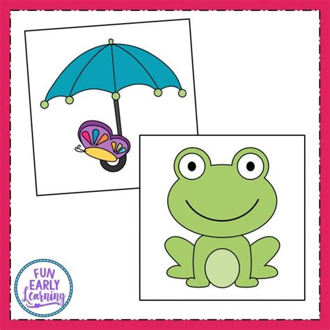 spring crafts flower frog kite  umbrella fun early learning