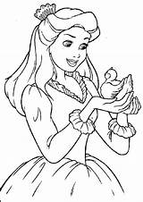 Coloring Pages Princess Printing sketch template