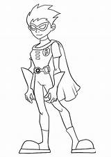 Robin Titans Coloring Teen Pages Go Lego Coloring4free Beast Boy Raven Printable Getcolorings Cyborg Getdrawings Print Colorings sketch template