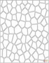 Coloring Pattern Mosaic Pages Printable Paper Drawing Categories sketch template
