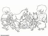 Ferme Coloriages Fattoria Colorier Minimaliste Archivioclerici Lapin Cheval Chien Jeuxetcompagnie Magique Stampare Retour Fermier Perrier Kleurplaten Recinto sketch template