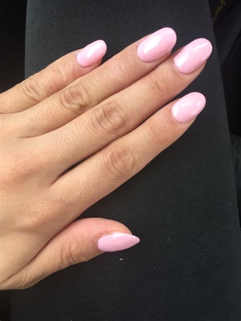 rounded pink gel color  acrylic nails  tracy love  yelp