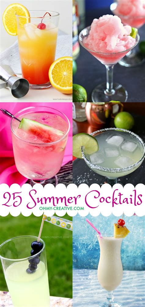 25 summer cocktails oh my creative