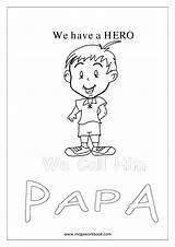 Coloring Fathers Pages Searches Worksheet Recent sketch template