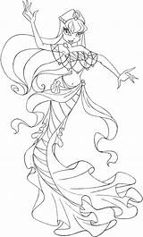 Winx Mermaid Coloring Pages Musa Club Draw Paw Patrol Choose Board Kids Coloringtop Coloriage Cartoon sketch template