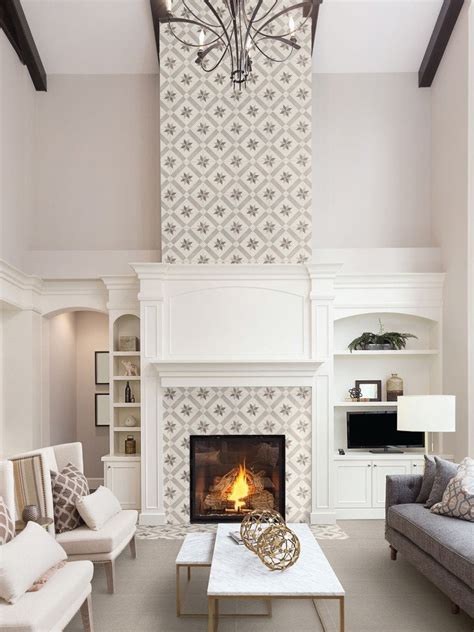 fresh designs  tiled fireplaces bob vila bob vila