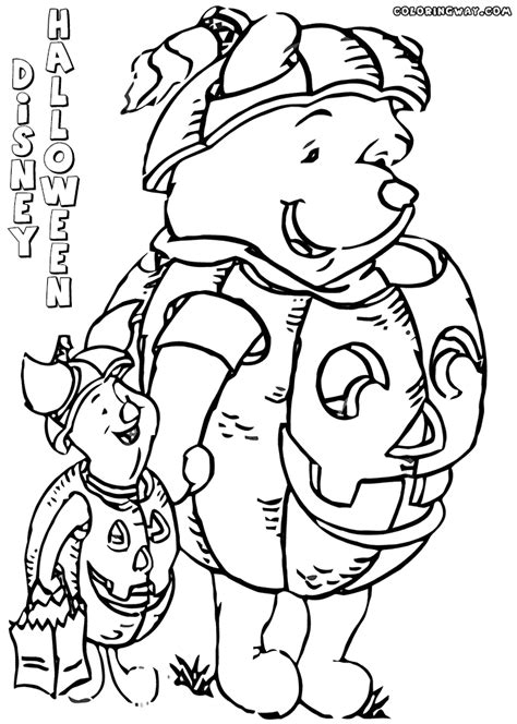 disney halloween coloring pages coloring pages    print