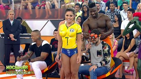 Brazil Football Soccer Body Paint Girl Youtube