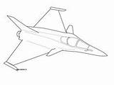 Coloring Fighter Airplane Pages Plane Drawing Jet Kids Military Blackbird Jets sketch template