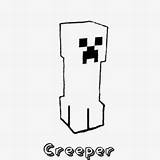 Creeper sketch template