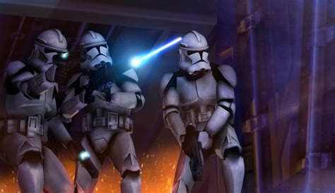 popular clone trooper battle wallpaper full hd   pc desktop