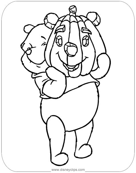 disney halloween coloring pages disneyclipscom