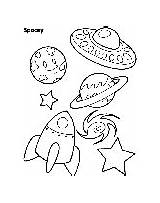 Spacey Shapes Crayola Coloring Au sketch template