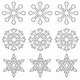 Snowflake Printable Stencil Snowflakes Template Templates Patterns Small Large Coloring Pages Popsicle Stick Shape Pattern Whatmommydoes Christmas Simple Outline Printables sketch template