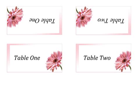 table tent card template word printable word searches