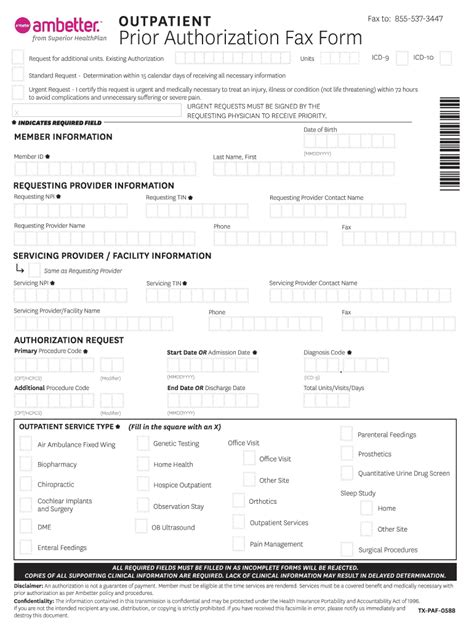 Allwell Arizona Complete Health Prior Authorization Form