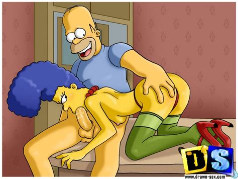 marge sucks homer s cock and gets her pussy fucked by dude and bart licks cunt cartoontube xxx
