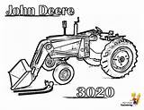 Tractor Coloring Pages Kids Deere John Tractors Boys Farm Colouring Book sketch template