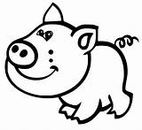 Cerdo Pigs Sonriendo Cliparts Dibujosonline Categorias sketch template