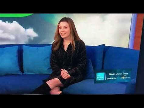 molly mccollum   weather channel rockin  boots talking