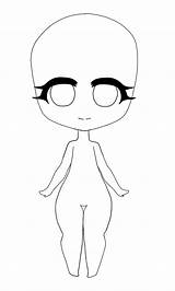 Base Body Drawing Female Girl Chibi Clipartmag sketch template