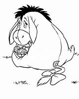 Coloring Eeyore Pages Comments sketch template