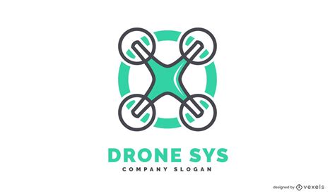 drone logo template vector