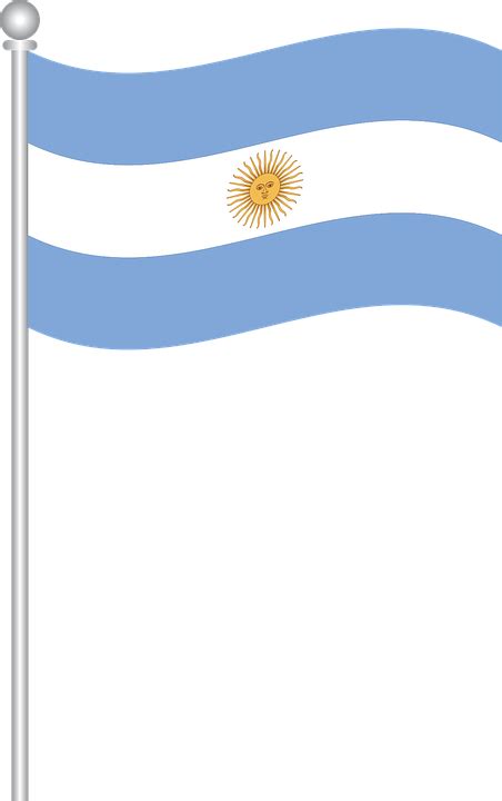 vlajka argentíny flag argentína · vektorová grafika zdarma na pixabay